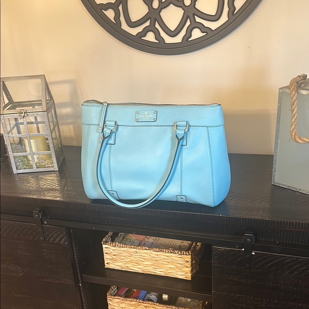 Elegant Blue Handbag